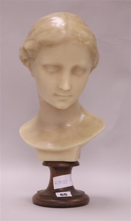 A wax bust after Mougin Freres
